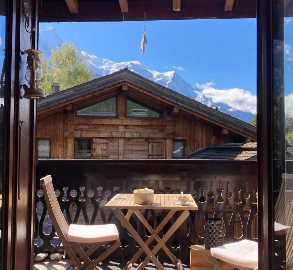 Appartement Ensoleille Aux Tines, Vue Massif Chamonix